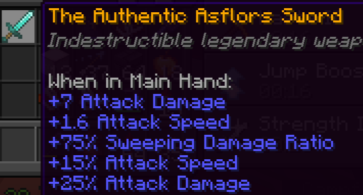 The Asflors sword
