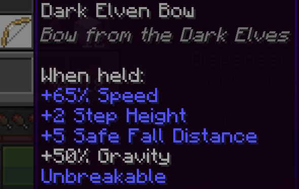 Dark elven bow screenshot