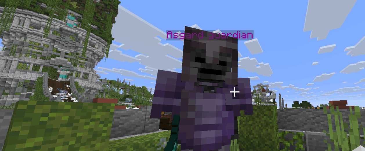 Freshly spawned asgard guardian